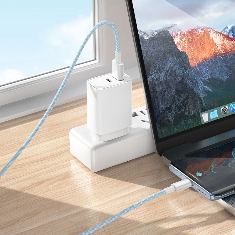 Кабель BOROFONE BX117 Source charging data cable Type-C White