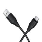 Кабель HOCO X124 Bien silicone charging data cable Type-C Black
