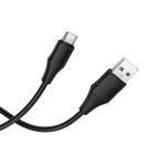 Кабель HOCO X124 Bien silicone charging data cable Type-C Black