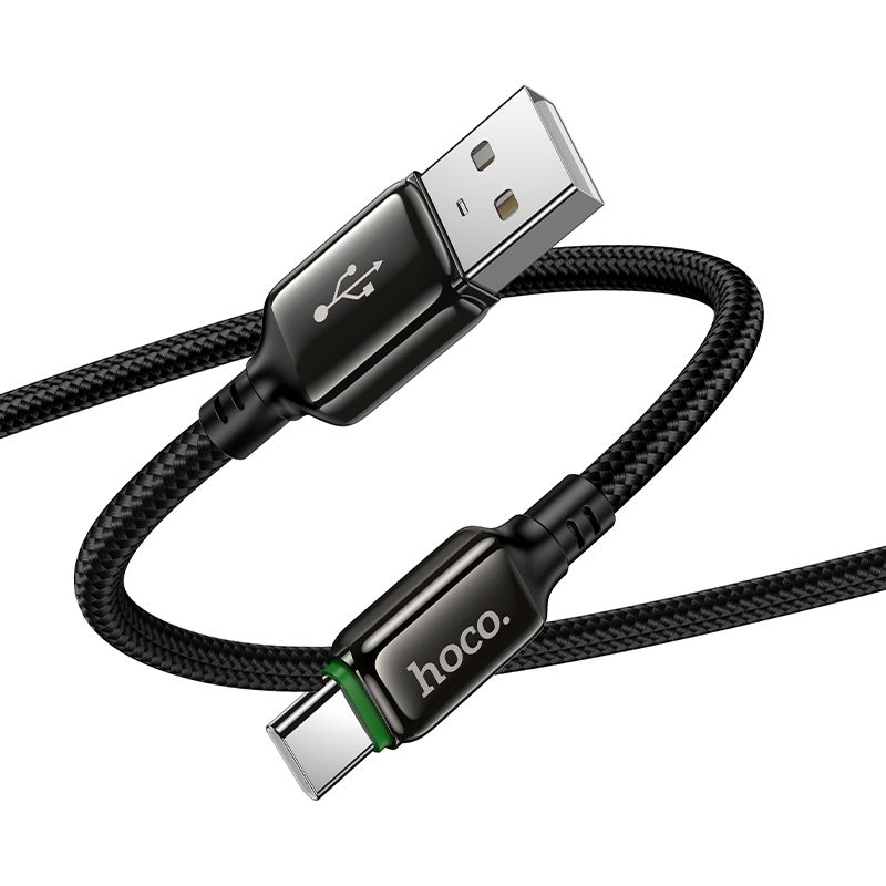 Кабель HOCO X127 Exceed charging data cable Type-C Black