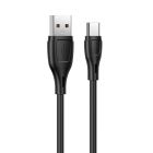 Кабель HOCO X61 Ultimate silicone charging data cable for Type-C Black