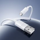 Кабель BOROFONE BX123 Leya silicone charging data cable Type-C White