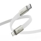 Кабель ACEFAST C24-01, USB to iP, 30W, 1.2m, Braided wire, Zinc alloy + TPE connectors, White
