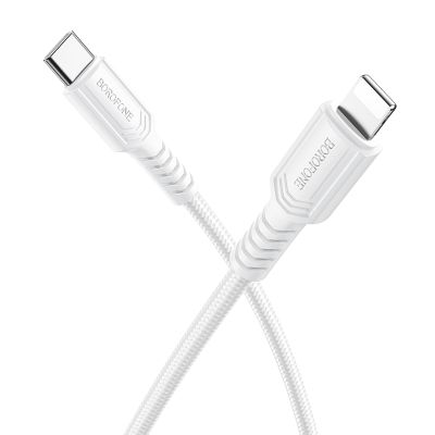 Кабель BOROFONE BX116 Certain PD charging data cable iP White