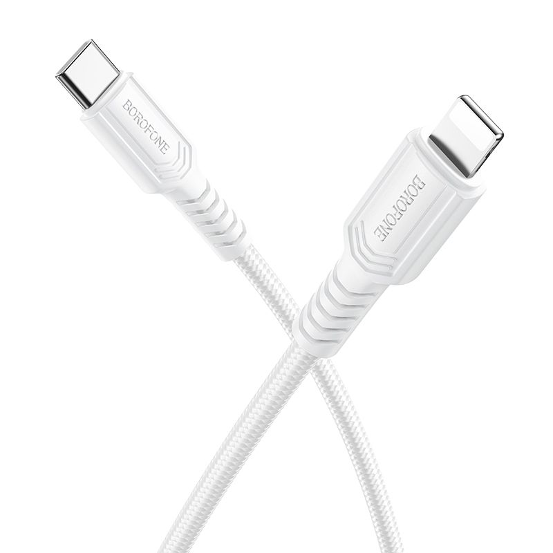 Кабель BOROFONE BX116 Certain PD charging data cable iP White