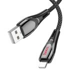 Кабель HOCO U133 Monte charging data cable iP Black
