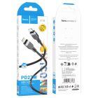 Кабель HOCO X109 Energy PD silicone charging data cable iP(L=1M) Black