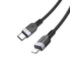 Кабель HOCO X109 Energy PD silicone charging data cable iP(L=1M) Black