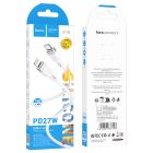 Кабель HOCO X109 Energy PD silicone charging data cable iP(L=1M) White