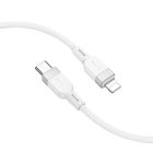Кабель HOCO X109 Energy PD silicone charging data cable iP(L=1M) White