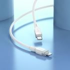 Кабель HOCO X109 Energy PD silicone charging data cable iP(L=1M) White