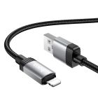 Кабель HOCO X117 Star charging data cable iP Black