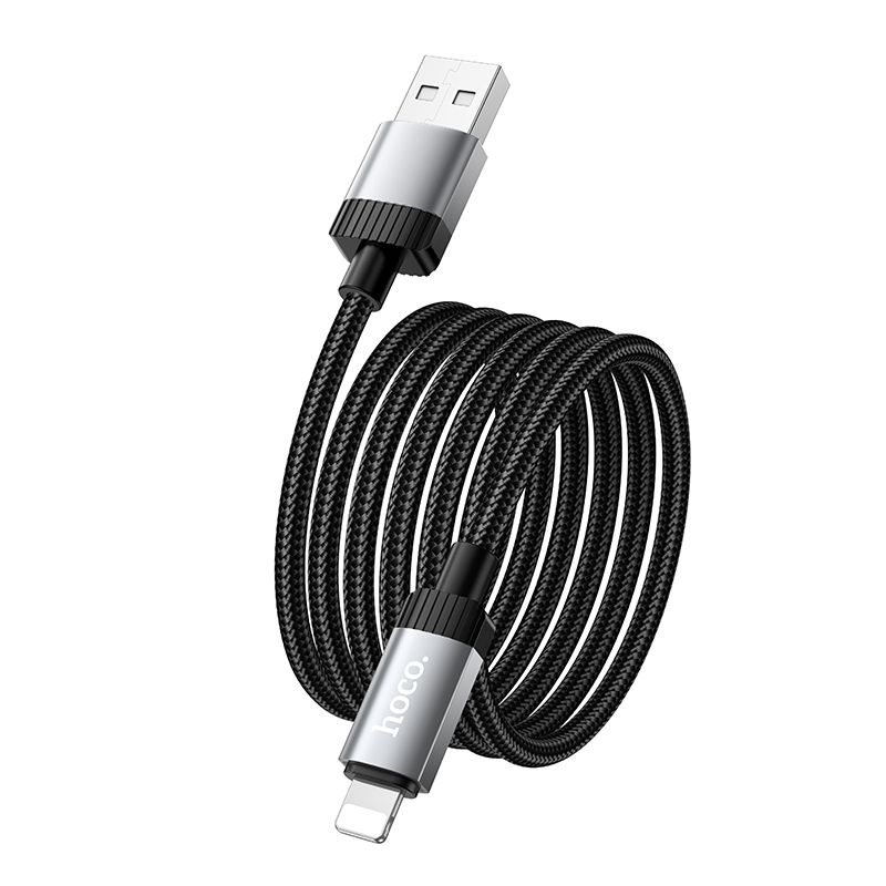 Кабель HOCO X117 Star charging data cable iP Black