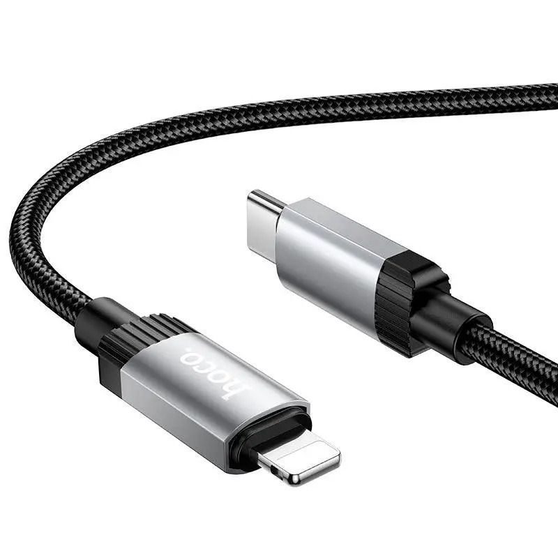 Кабель HOCO X117 Star PD27W charging data cable iP Black