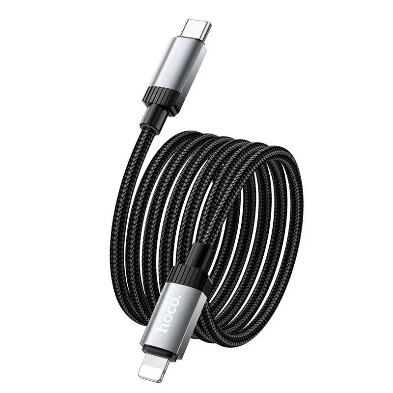 Кабель HOCO X117 Star PD27W charging data cable iP Black