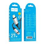Кабель HOCO X117 Star PD27W charging data cable iP Black