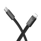 Кабель HOCO X125 Exceso PD30W charging data cable iP Black