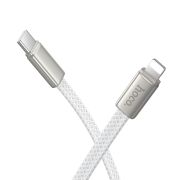 Кабель HOCO X125 Exceso PD30W charging data cable iP White
