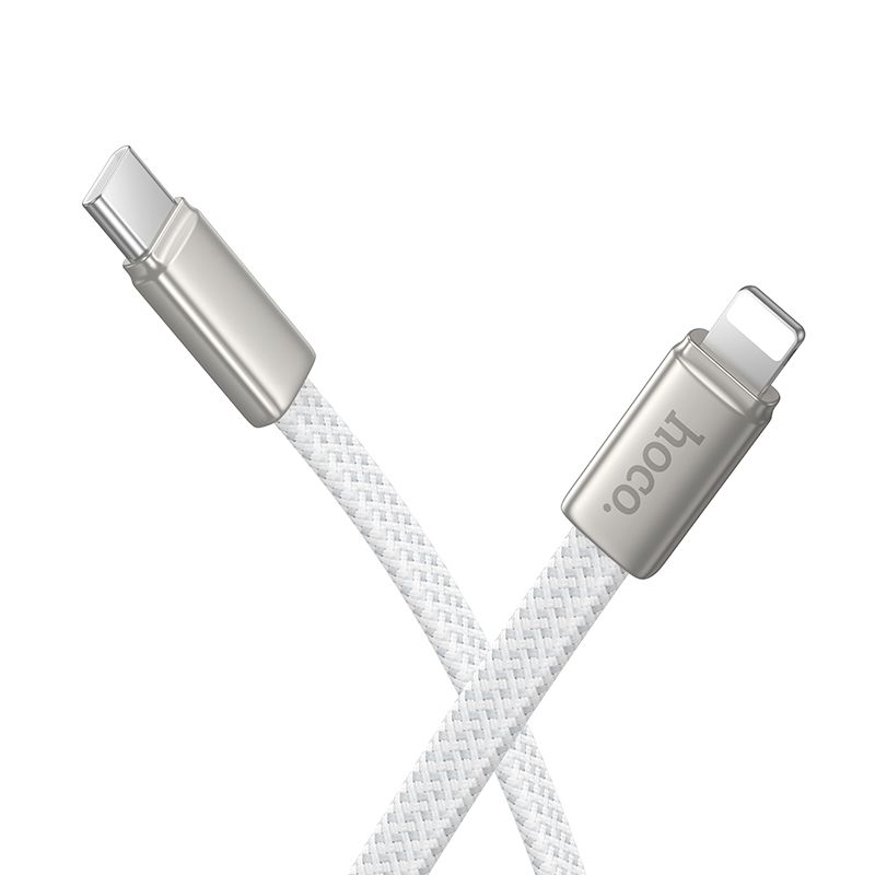 Кабель HOCO X125 Exceso PD30W charging data cable iP White