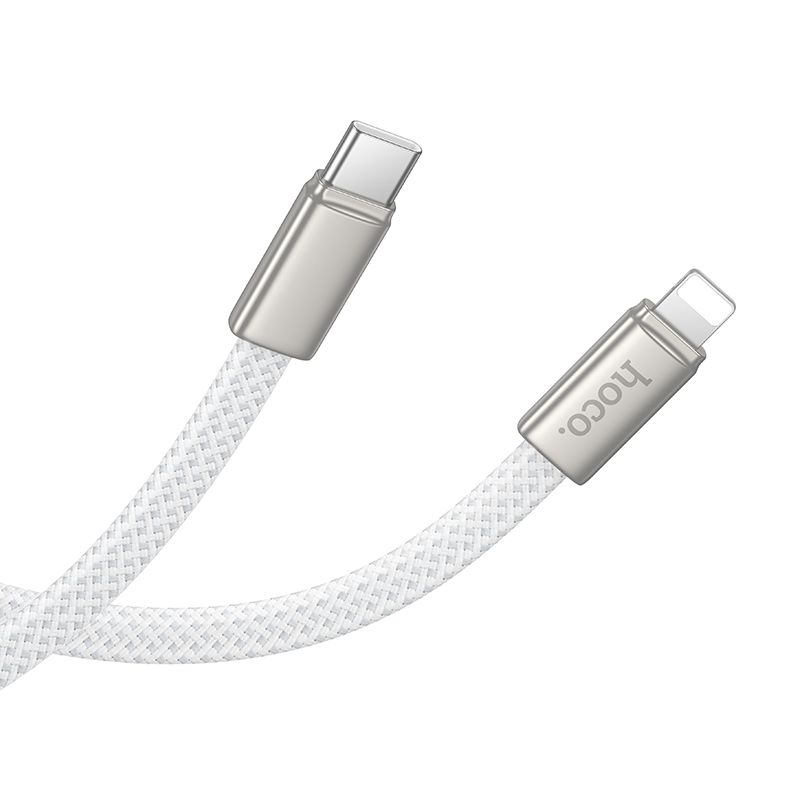 Кабель HOCO X125 Exceso PD30W charging data cable iP White