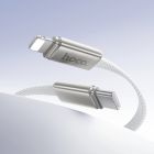 Кабель HOCO X125 Exceso PD30W charging data cable iP White