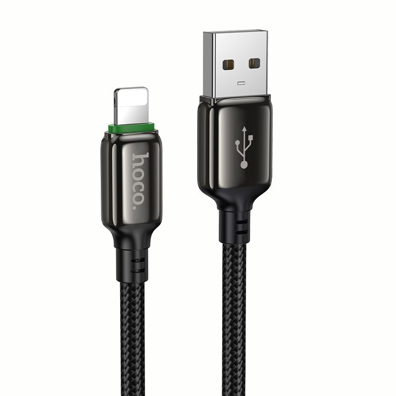 Кабель HOCO X127 Exceed charging data cable iP Black