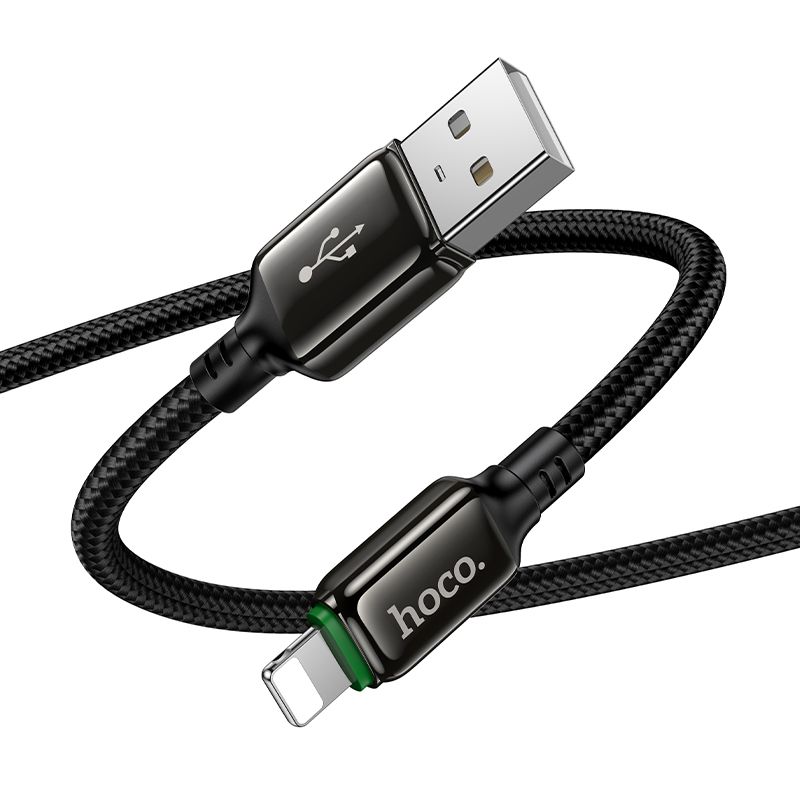 Кабель HOCO X127 Exceed charging data cable iP Black