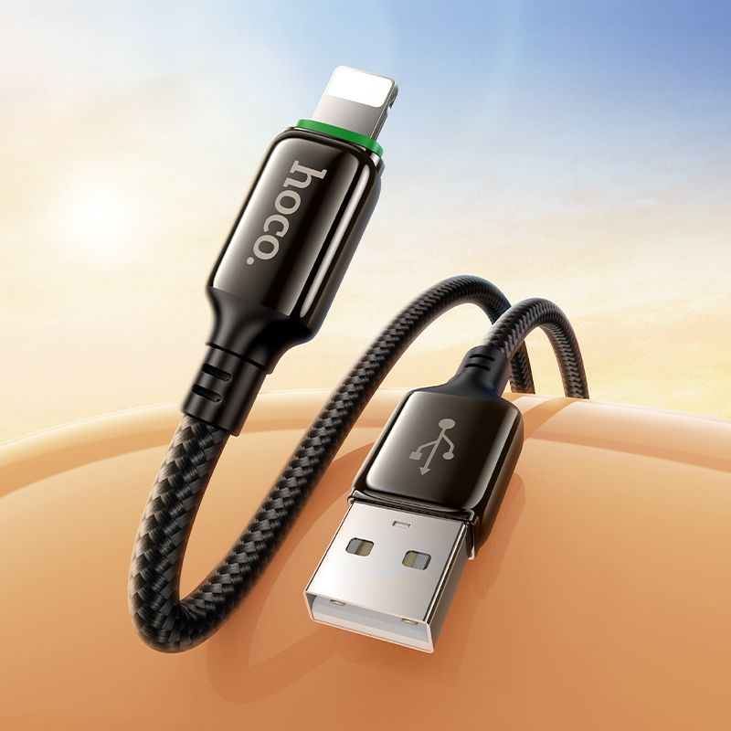 Кабель HOCO X127 Exceed charging data cable iP Black