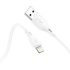 Кабель HOCO X61 Ultimate silicone charging data cable for iP White