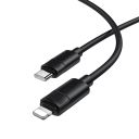 Кабель BOROFONE BX123 Leya PD30W silicone charging data cable iP Black