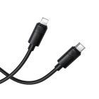 Кабель BOROFONE BX123 Leya PD30W silicone charging data cable iP Black