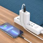 Кабель BOROFONE BX86 Advantage silicone charging data cable for iP White