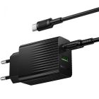 Мережевий зарядний пристрій BOROFONE BAS76A Source PD30W+QC3.0 charger set(C to C) Black