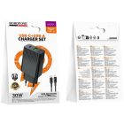 Мережевий зарядний пристрій BOROFONE BAS76A Source PD30W+QC3.0 charger set(C to iP) Black