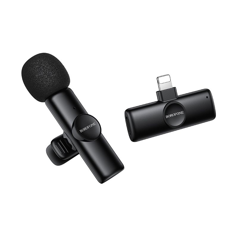 Бездротова мікрофонна система BOROFONE BFK16 Winner (Lightning) Black