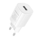Мережевий зарядний пристрій BOROFONE BA101A Pudding single port charger (EU) White