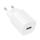 Мережевий зарядний пристрій BOROFONE BA101A Pudding single port charger (EU) White