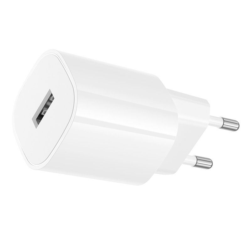 Мережевий зарядний пристрій BOROFONE BA101A Pudding single port charger (EU) White