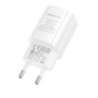 Мережевий зарядний пристрій BOROFONE BA101A Pudding single port charger (EU) White