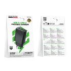 Мережевий зарядний пристрій BOROFONE BAS74A Source PD20W+QC3.0 charger (EU) Black