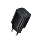 Мережевий зарядний пристрій BOROFONE BAS82A Star single port QC3.0 charger (EU) Black