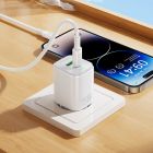 Мережевий зарядний пристрій BOROFONE BAS83A Star PD20W+QC3.0 charger set (C to iP) (EU) White
