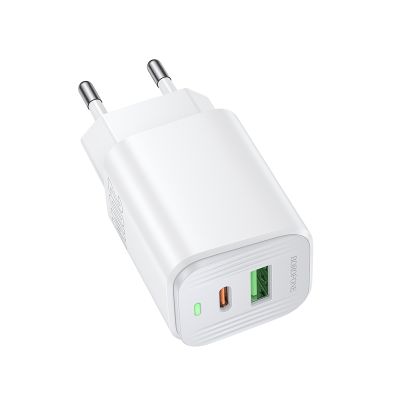 Мережевий зарядний пристрій BOROFONE BAS83A Star PD20W+QC3.0 charger (EU) White