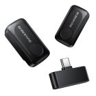Бездротова мікрофонна система BOROFONE BFK17 Lemai wireless microphone Type-C Black
