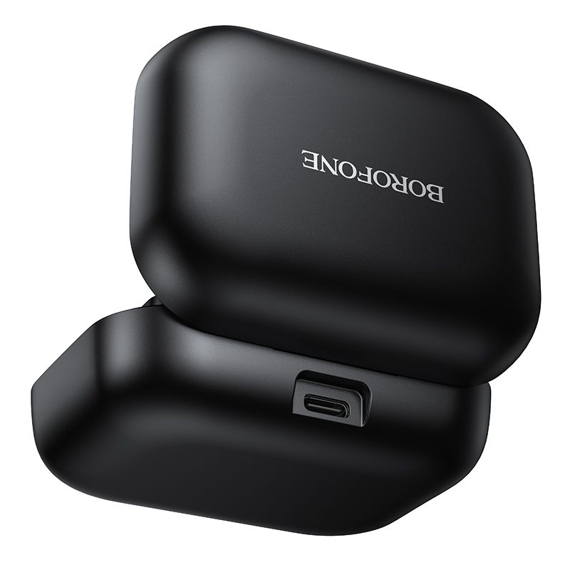 Бездротова мікрофонна система BOROFONE BFK17 Lemai wireless microphone Type-C Black