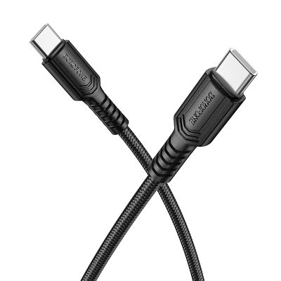Кабель BOROFONE BX116 Certain 60W charging data cable C to C Black