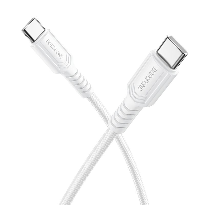 Кабель BOROFONE BX116 Certain 60W charging data cable C to C White