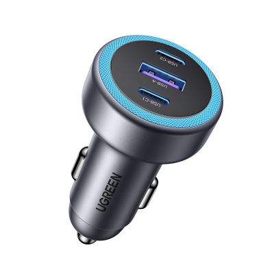 Автомобільний зарядний пристрій UGREEN EC307 30W 3-Port Fast Car Charger