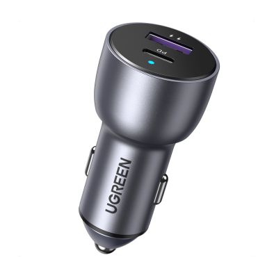 Автомобільний зарядний пристрій UGREEN CD213 2-Port Fast Car Charger gray