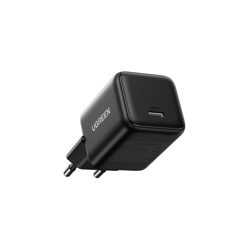 Мережевий зарядний пристрій UGREEN X512 20W USB-C GaN Fast Charger EU Black
